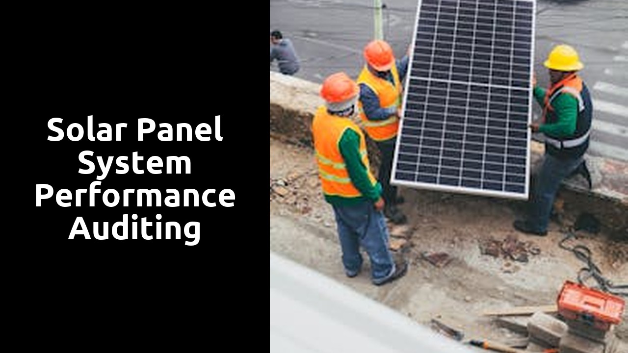 Solar Panel System Performance Auditing